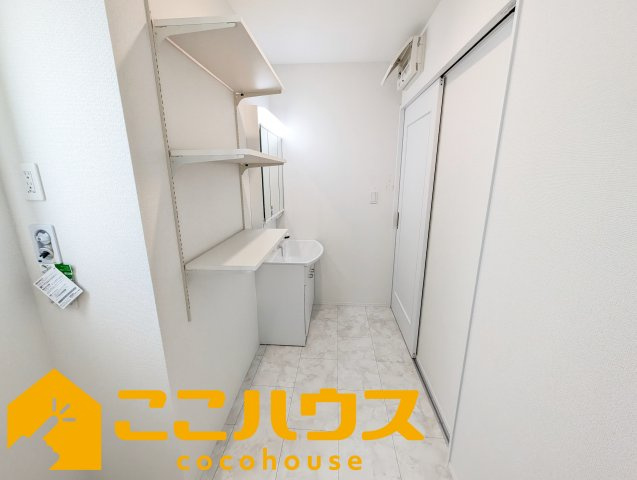 南城市佐敷津波古　新築戸建て　全３棟　Ａ号棟の脱衣所|【施工例】※同施工の別物件写真
