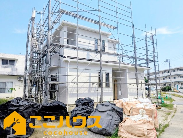 南城市佐敷津波古　新築戸建て　全３棟　Ａ号棟の外観|10月完成予定！同仕様同施工の物件もご案内可能です♪