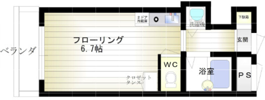 シャルムメゾン本庄の間取り
