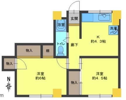 東灘マンションの間取り