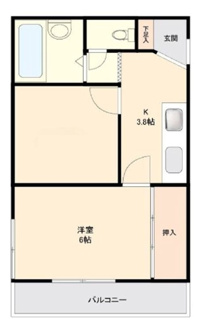 【間取り】 | グリーンヒル徳丸 | 間取りです。