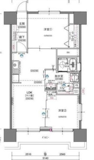 【間取り】 | ローヤルコーポ大山 | 間取りです。
