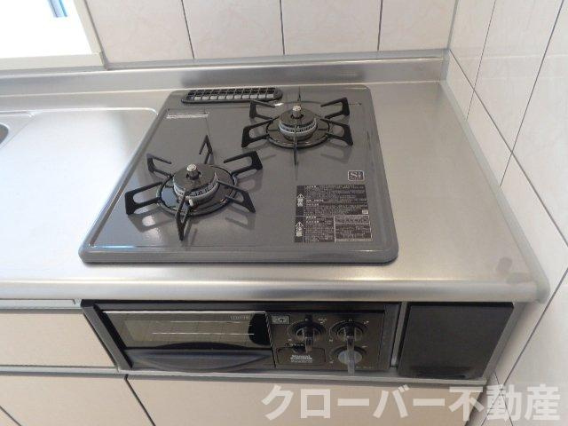 フリージア木太のキッチン|2口コンロ