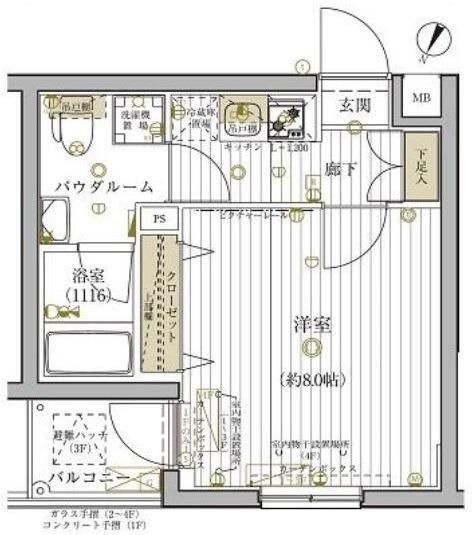 ＧＲＯＷＳ北赤羽の間取り