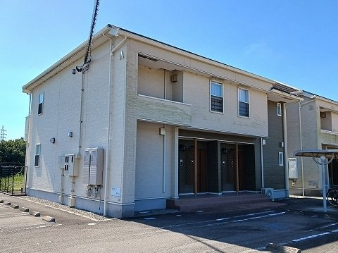 ラ・メゾン　アンソレイエ　Ａの外観|おしゃれな外観です
