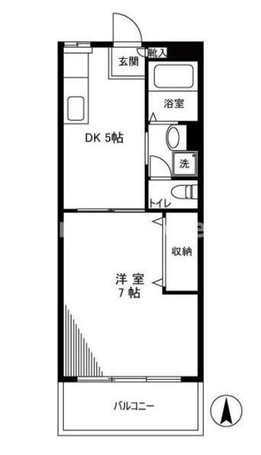 目白台コーポの間取り