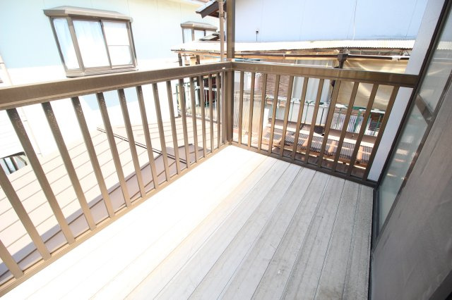 玉戸建のバルコニー