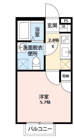 シャンティ八柱の間取り