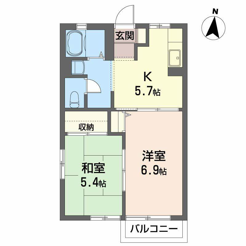 クリグ・ランド Ａの間取り