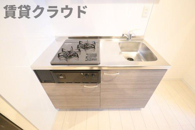 LAUREL　INICIOのキッチン|コンパクトなキッチンで掃除もラクラク