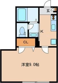 メゾンエスポワールの間取り|間取りです。