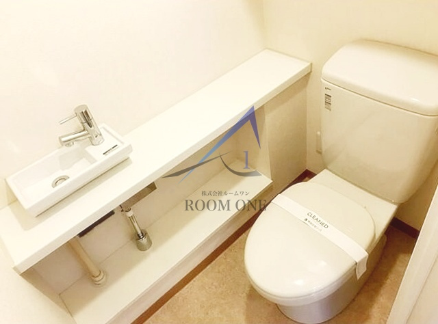 ボヌール都立大学参番館のトイレ|トイレです。
