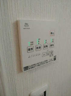 ボヌールメゾンCの浴室|浴室乾燥機