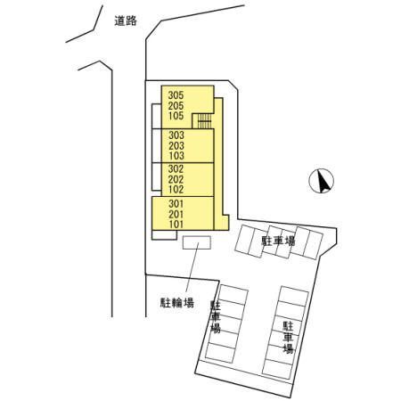 プリムローズの区画図