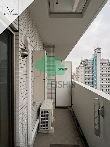 ウインステージ箱崎2のバルコニー|日当たりの良いバルコニーです！