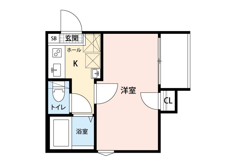 シャーブルックの間取り|間取りです。