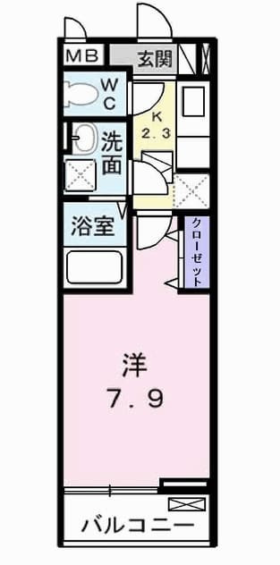 プロスペリテⅡの間取り