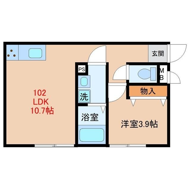 千葉市稲毛区宮野木町のアパート