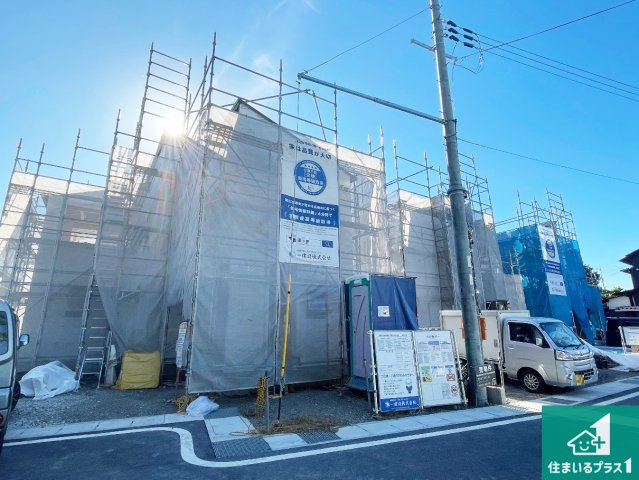彦根市川瀬馬場町　第9期　新築一戸建ての外観|現在建築中！落ち着いた街並みで新生活を始めることが出来そう！周辺の物件も併せてご紹介させて頂きます！