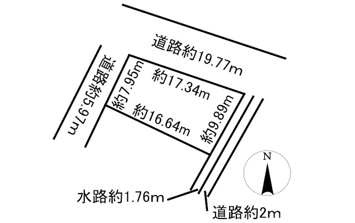土地　加納上本町1丁目の土地図