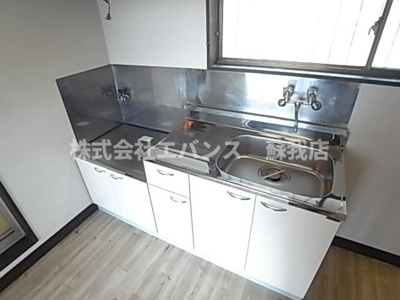 【キッチン】 | 池田コーポA | キッチンでお料理をお楽しみください