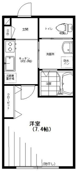 【間取り】 | ＳＯＬＥＩＬ　ＲＡＤＩＥＵＸ　ソレイユラデュー