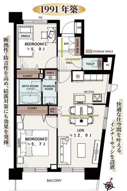 アーバネスト駒沢の間取り