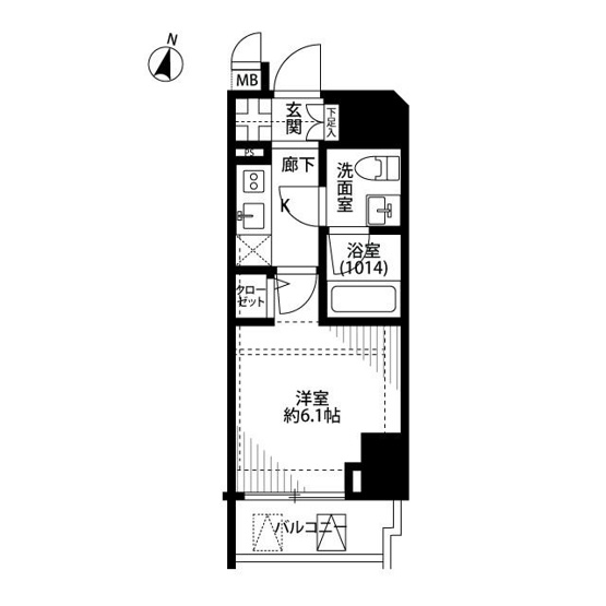 【間取り】 | プレール・ドゥーク笹塚Ⅱ