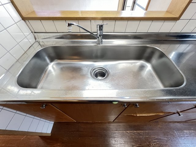 奈良県高市郡高取町清水谷のキッチン|ステンレスシンク