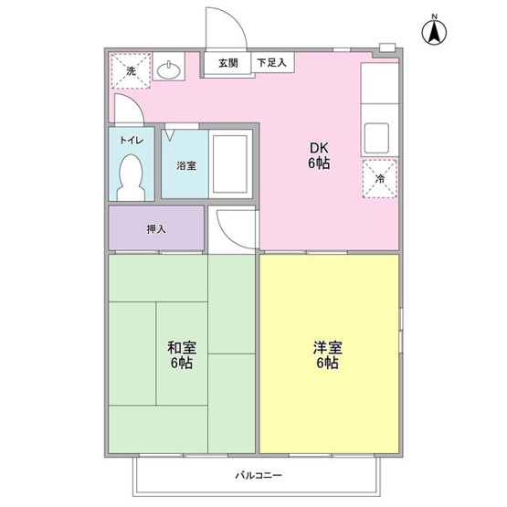 【間取り】 | フェリース旗の台