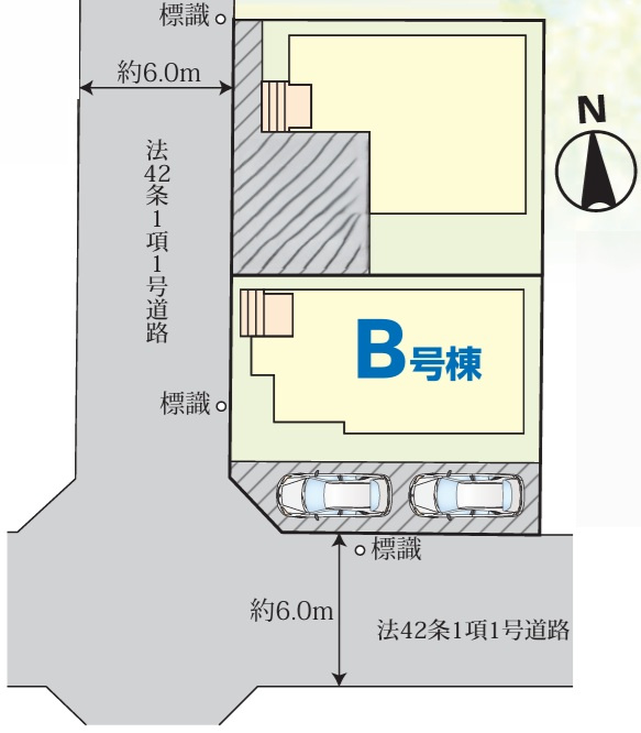 千葉市花見川区さつきが丘１丁目２０番の区画図