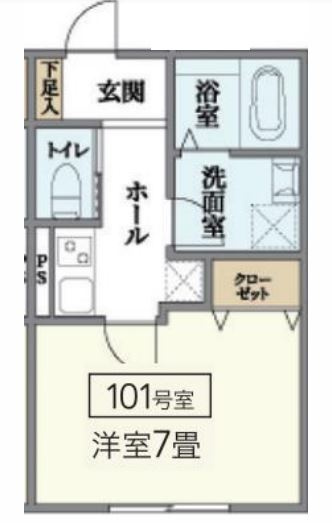 クレリア神戸の間取り