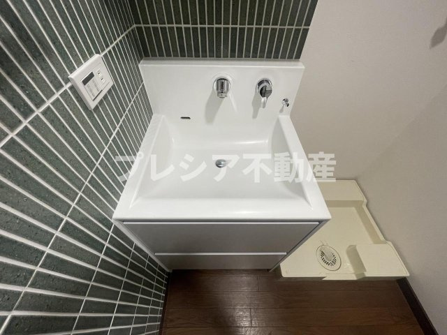 鐘紡夙川台マンションの洗面所
