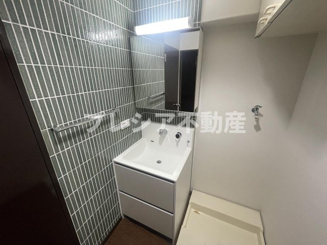 鐘紡夙川台マンションの洗面所