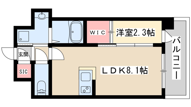 【間取り】 | セレニテ十三ミラク