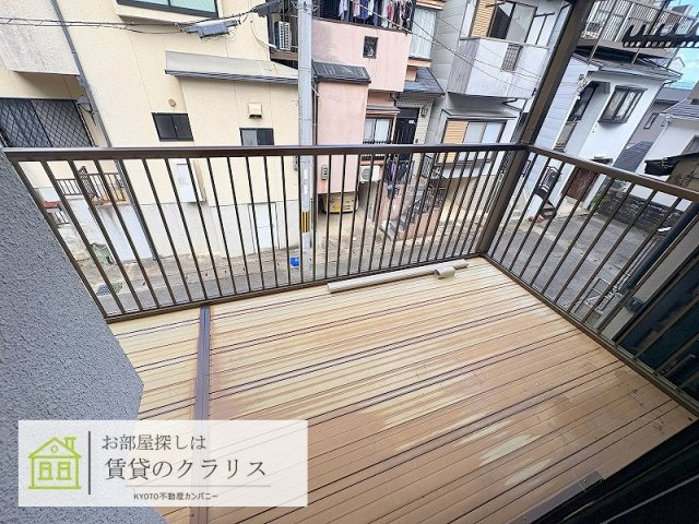 嵐山薬師下町（ガレージ付き）貸家のバルコニー