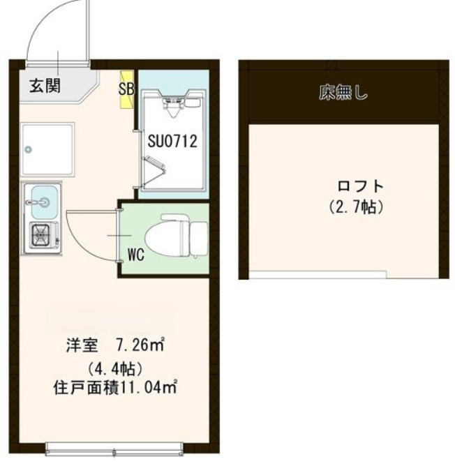 ソレイユ北赤羽の間取り