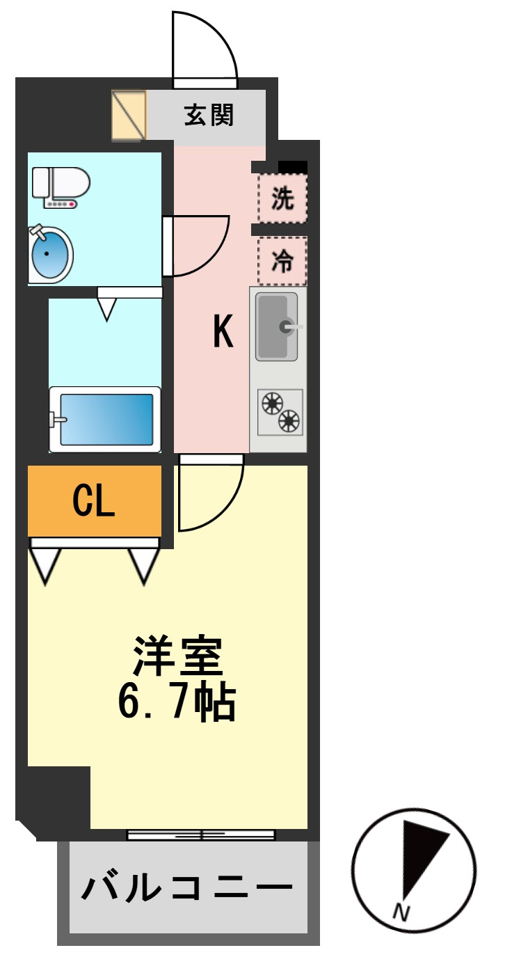 アルファコート青砥2の間取り