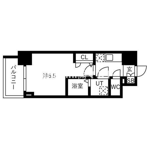 IW RESIDENCE大阪CREST TAPPの間取り