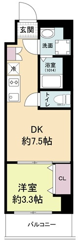 アーバンパーク弁天町の間取り