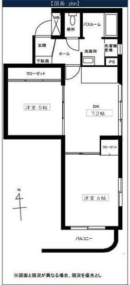 【間取り】 | 松陰ハイツ