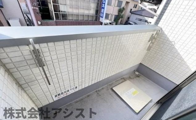 リテラ飯塚駅前のバルコニー