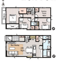  | 【名古屋市昭和区御器所4丁目20−12新築戸建4号棟】仲介手数料無料！村雲小学校・円上中学校