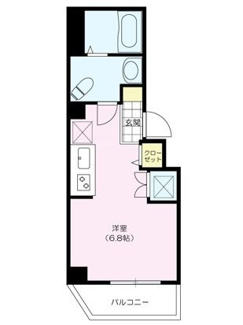 【間取り】 | フォレストヴィラ入谷 | 間取りです。