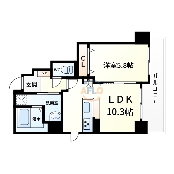 ブエナビスタ長居の間取り|ブエナビスタ長居　間取り