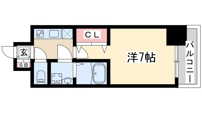 【間取り】 | ライジングメゾン新大阪サウス
