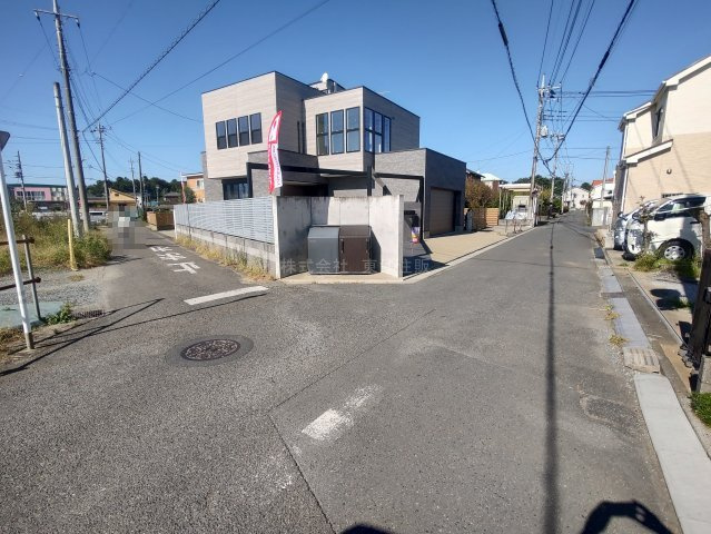 【前面道路含む現地写真】 | 川越市鯨井新田 | 都市ガス・本下水