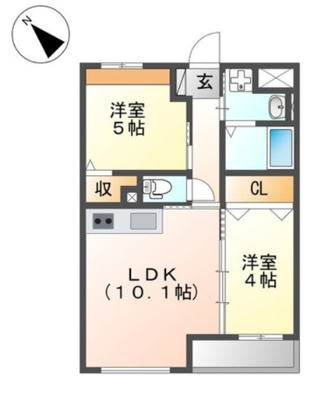 グランディール西大宮の間取り
