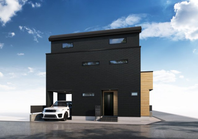 【外観パース】 | マイタウン豊中市熊野町プレミアム◇◆限定1区画での販売！◇◆ | 【パース画像】
周囲と調和するシンプルなデザインの外壁がオシャレです♪
※実際とは異なる場合があります