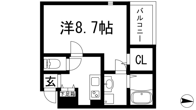 【間取り】 | コティ宝塚